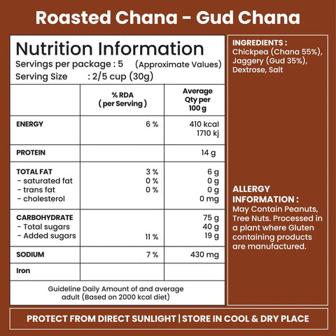 JABSONS GUD CHANA 5.29OZ